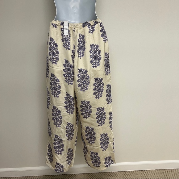 J Crew Soleil Pant in Bloomington Lilac Print Sz M - Picture 3 of 6